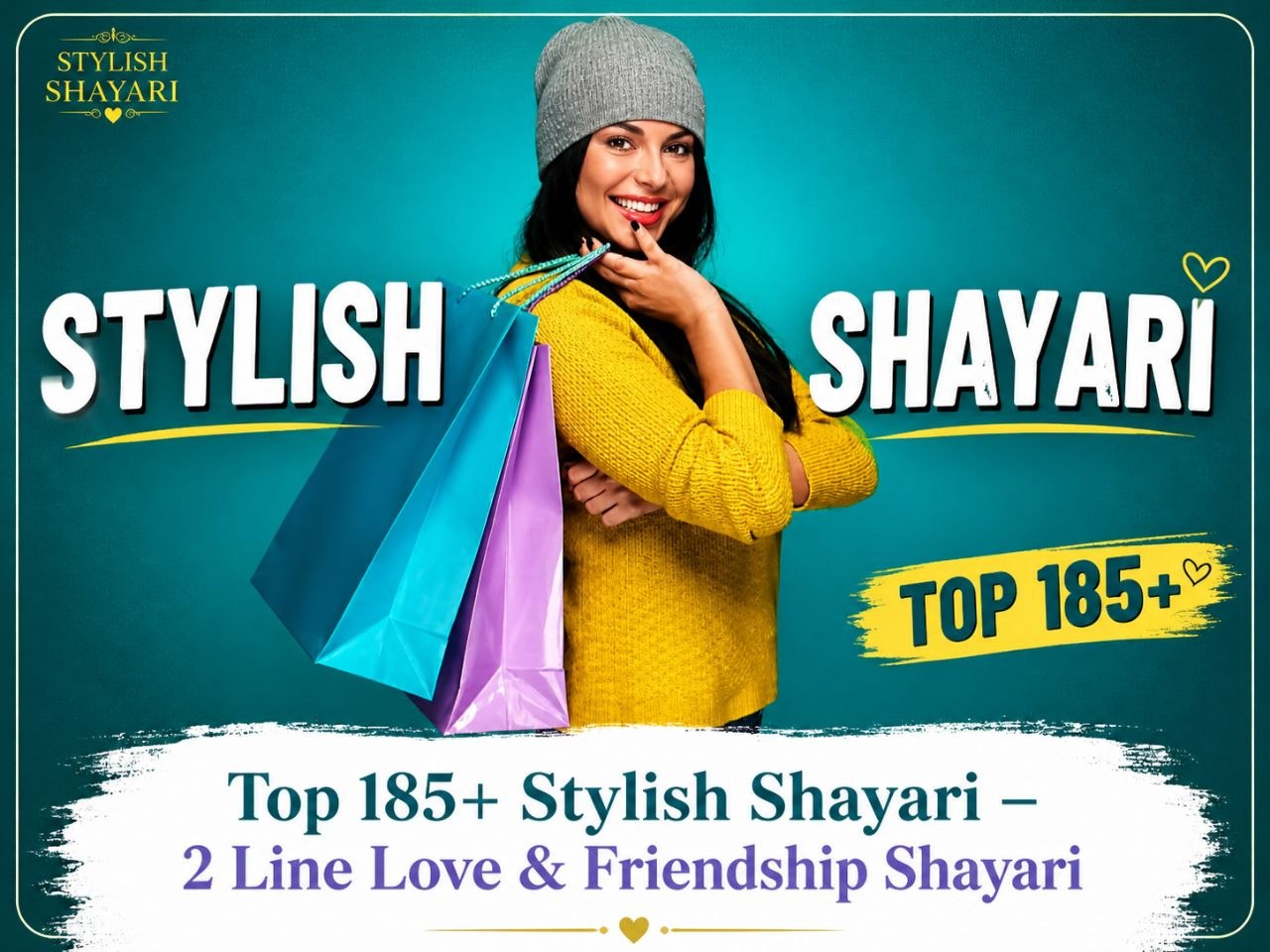 Top 185+ Stylish Shayari – 2 Line Love & Friendship Shayari
