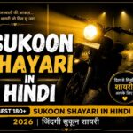 Best 180+ Sukoon Shayari in Hindi 2026 | जिंदगी सुकून शायरी